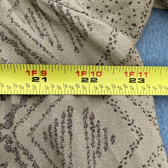 White Birch Women's Brown Floral BOHO Tunic Short Button Up Dress - SZ XL - Picture 11 of 12